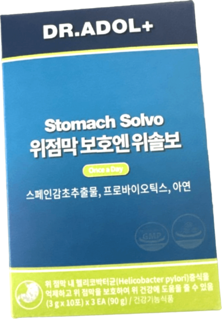 닥터아돌 위솔보 위점막 보호 스페인감초추출물