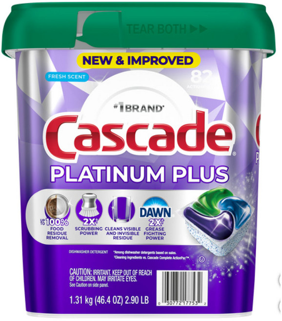 Cascade 플래티넘 플러스 프레쉬 센트 1.31kg, 1.45kg, 1개