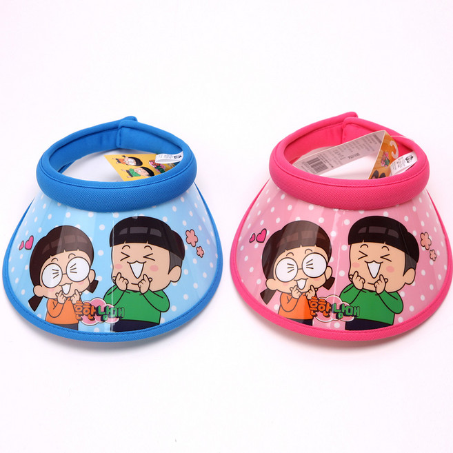 나린키즈 흔한남매 패턴 썬캡 2종 택1 유아 아동 남아 3~6세용 선캡