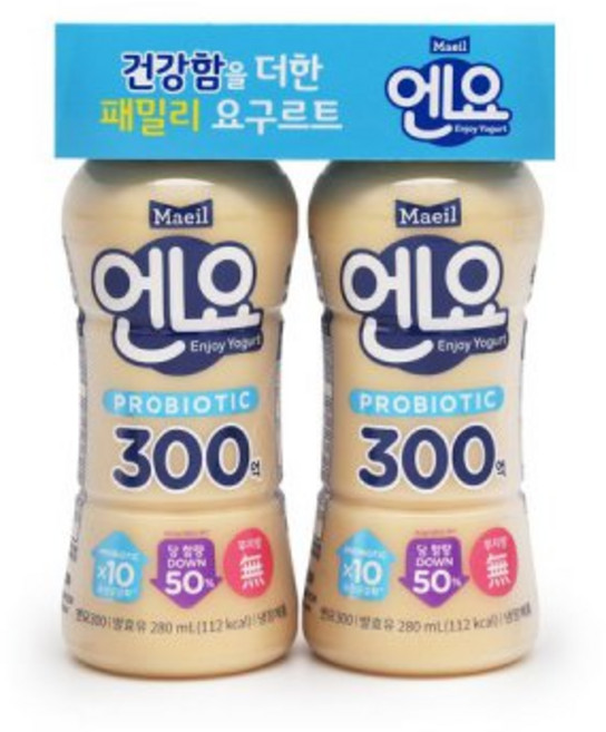 매일유업 엔요300 (280ml x 24개) 냉장, 24개, 280ml