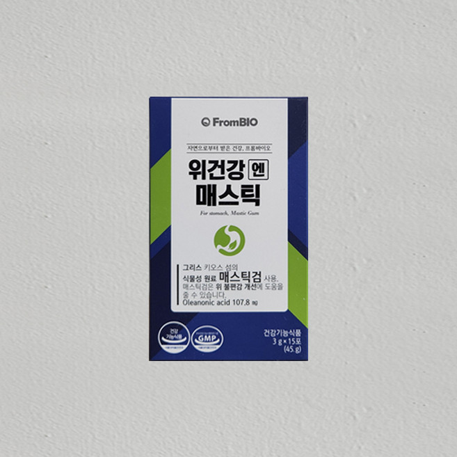 프롬바이오 이병헌 위건강엔 매스틱 15포 15일분, 45g, 1개