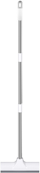 헤라우스점핑 2in1 롱 스탠드 물기제거 스퀴지 바닥청소 바닥솔, 화이트, 1개