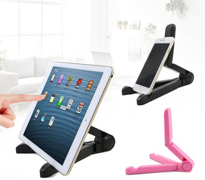 태블릿거치대 스마트 탁상용 패드거치대 휴대폰, 타블릿거치대 블랙, 1개
