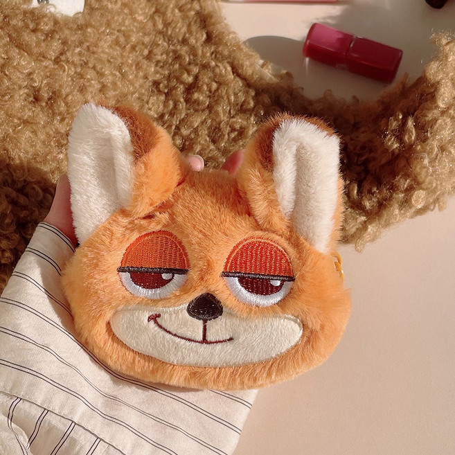 주토피아 닉 와일드 얼굴 파우치