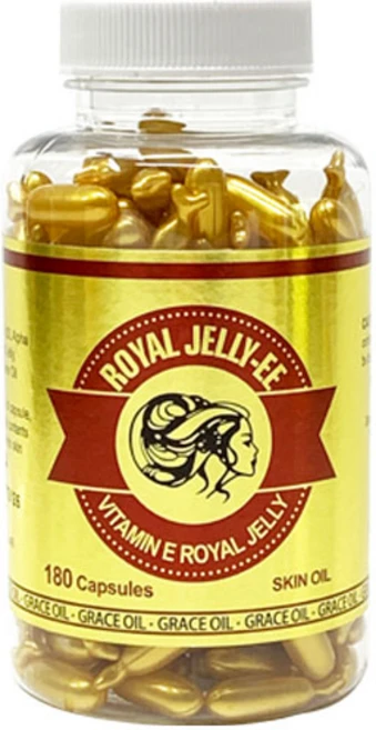그레이스 비타민E오일 로얄젤리오일 180캡슐, 1개, 180ml - 쿠팡