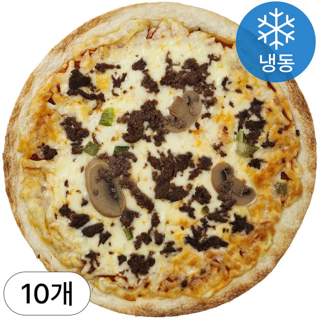[인생건어물] 형기네 씬 크러스트 불고기 피자 밀키트 대용량 업소용, 10개, 380g