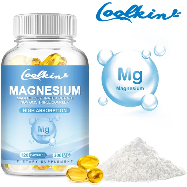 트리플 마그네슘 컴플렉스 - 마그네슘 말레이트 글리신산염 시트르산염 - 근육 건강, 2개, 120정 - 쿠팡