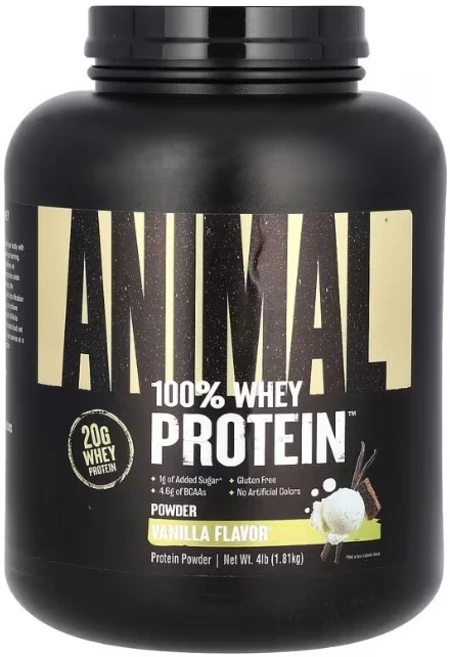 애니멀 100% 유청 프로틴 파우더 클래식 바닐라 4 lb (1.81 kg), 1.81kg, 1개 - 쿠팡