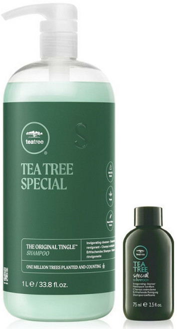 폴미첼 티트리 스페셜 쿨 두피 샴푸 1000ml + 75ml, 1L, 1개