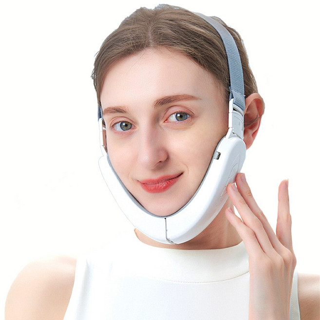 얼굴마사지기 미세전류형고주파 케어V라인 얼굴, 흰색, 1개