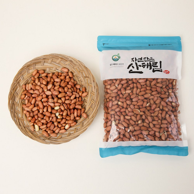 [자연담은 산해림] 신선한 햇땅콩 생땅콩 1kg / 중국산, 1개