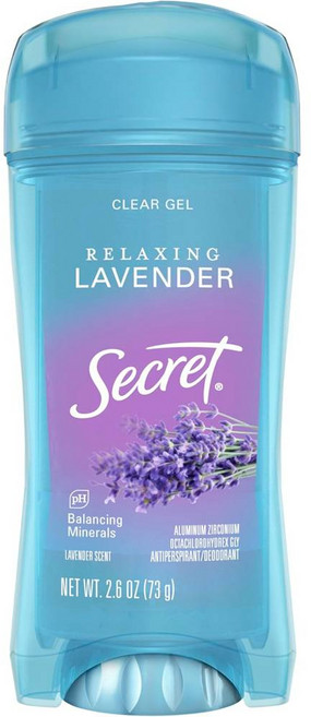 시크릿 프레시 데오드란트 클리어 젤 라벤더향 2.6 oz, 1, 73g