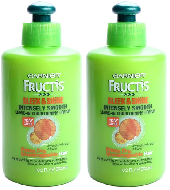 가르니에 프럭티스 슬릭 & 샤인 인텐슬리 스무스 리브 인 컨디셔닝 크림, 300ml, 2개 - 쿠팡