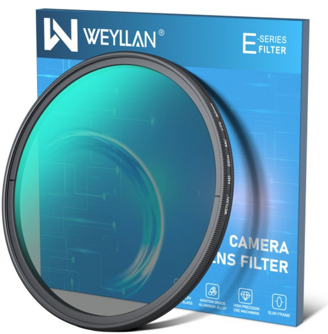 호환용 WEYLLAN 니콘 호환 캐논 호환 소니 호환 후지필름 호환 올림푸스 호환 카메라 렌즈용 원형 편광 CPL 필터 40.5 43 46 49 52 55 58 62 67 72 7, 02 82mm, 1개