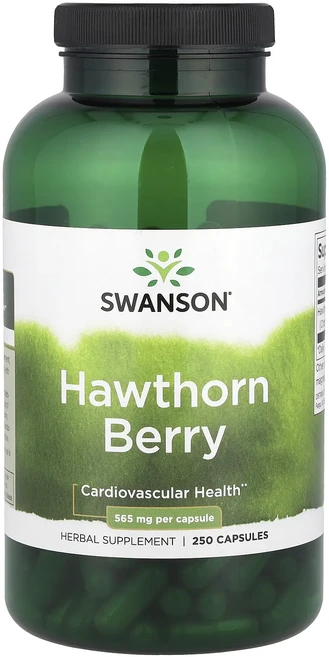 Swanson 산사나무 베리 565mg 캡슐 250정, 1개 - 쿠팡