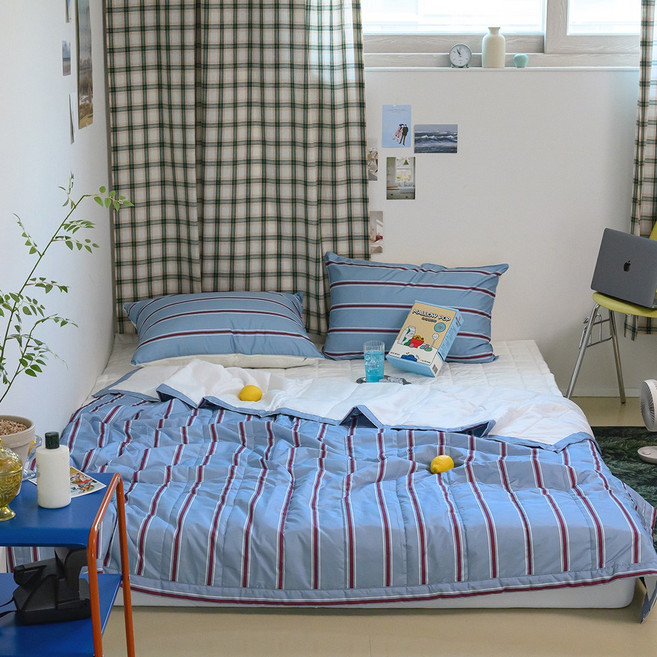 모니카 휴비스 듀라론 냉감 쿨 여름이불 슈퍼싱글/퀸