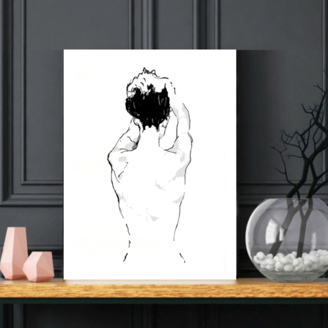 유화 수작업 구스타프 클림트 - 명화 그림 액자 거실 인테리어 핸드메이드 집들이 친구 생일 선물, 12