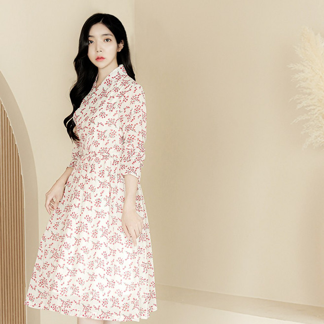 생활한복에 생활한복을 더한 철릭 원피스 빅사이즈 퓨전의상