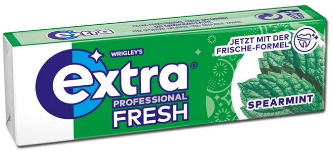 리글리 엑스트라 프레쉬 무설탕 껌 스피어민트 10개입 14g 1개