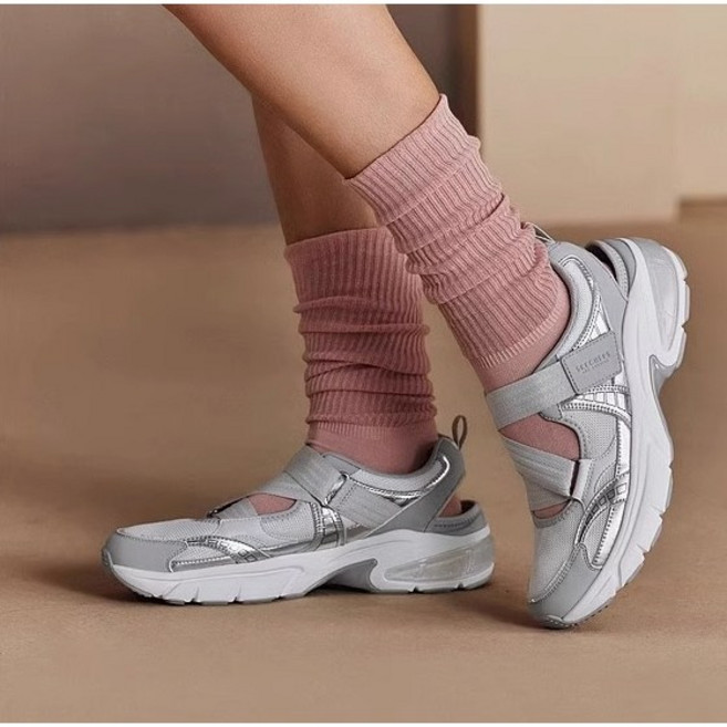 #해피데이#스케쳐스 여성용 여름 AIR메모리폼깔창 메리제인 에어쿠션 캐주얼 스니커즈