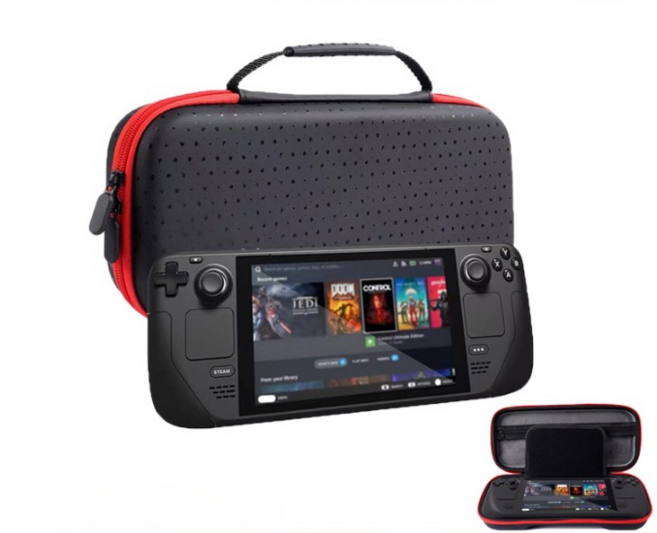 스팀덱 OLED 올인원 방수 하드 파우치 액정 보호 악세사리 수납, 1개, 블랙, 단일