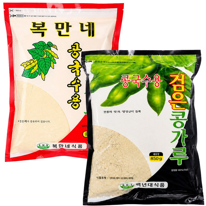 복만네 콩국수용 콩가루850g 검은콩가루850g 세트, 850g, 1개