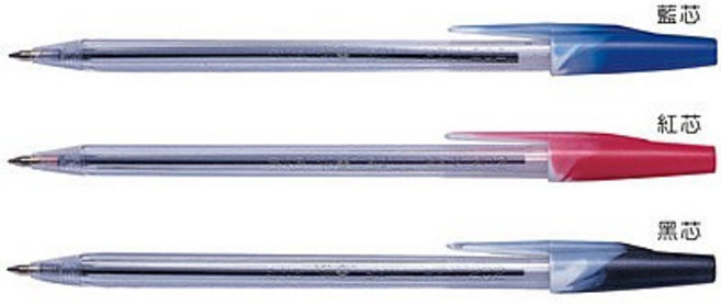 SKB 文明 SB-202 0.7mm 秘書型 復古原子筆, 1個, 紅色 12支裝, 紅色