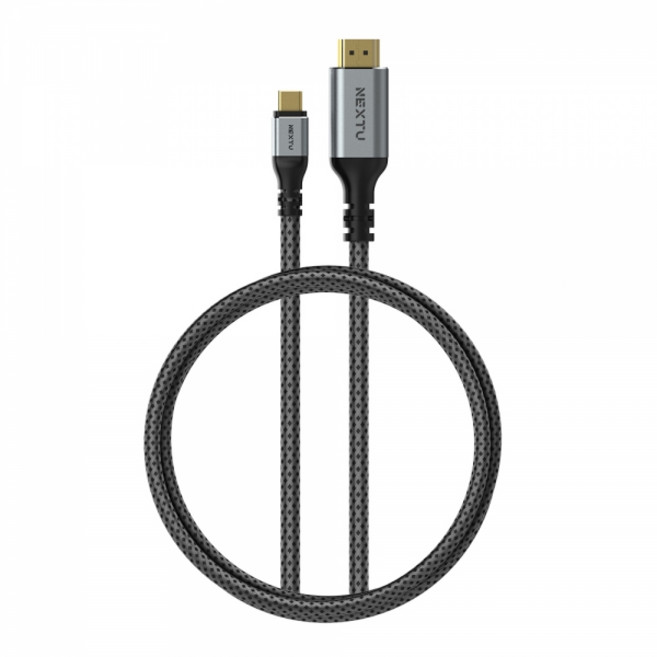NEXTU HDMI2.1 Type C to HDMI 케사드 케이블 (3m), 1개