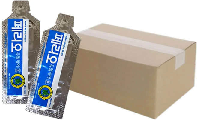 페리오 치약 4g 휴대용 일회용치약 여행용세면도구파우치, 250개 - 쿠팡