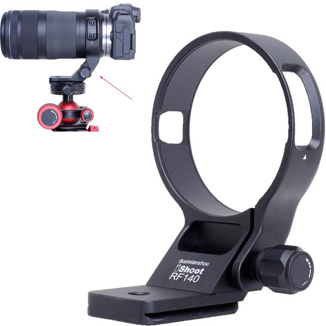 iShoot 삼각대 마운트 링 렌즈 칼라 지원 어댑터에 대한 정경Canon RF 100-400mm f/5.6-8 IS USM, 1개