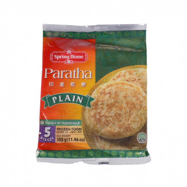 플레인 랜시 냉동 파라따 65gX5개 325g, 5개, 65g