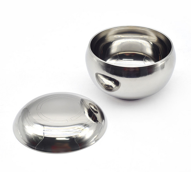 국산 스텐 옥식기 그릇 시리얼 씨리얼 예쁜 세트 밥공기 국그릇_중, 1개, 단품