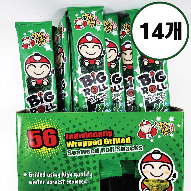타오케노이 빅롤 클래식 스낵, 3g, 14개