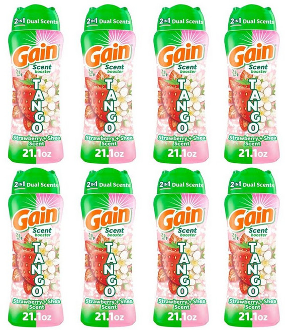 게인 인워시 센트 부스터 비즈 탱고 딸기 & 시어 598g, 8개