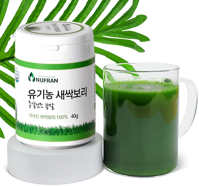 위드웰 유기농 새싹보리 분말 40g 동결건조 노지재배, 1개 - 쿠팡