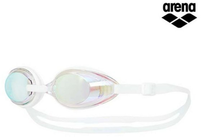 아레나 글리터 미러 수경 A5AC1AG42, WHT, 1개