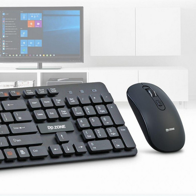 .디디존 무선 키보드 마우스 세트 DMK-W9800 블랙 키보드마우스 DDZONE, 상세페이지 참조, 상세페이지 참조
