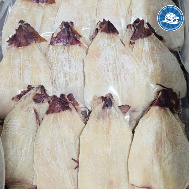 장수왕 B급 반건 한치 M 1kg(30마리 내외) /반건조 오징어 한치 안주 간식, 1개, M 1kg