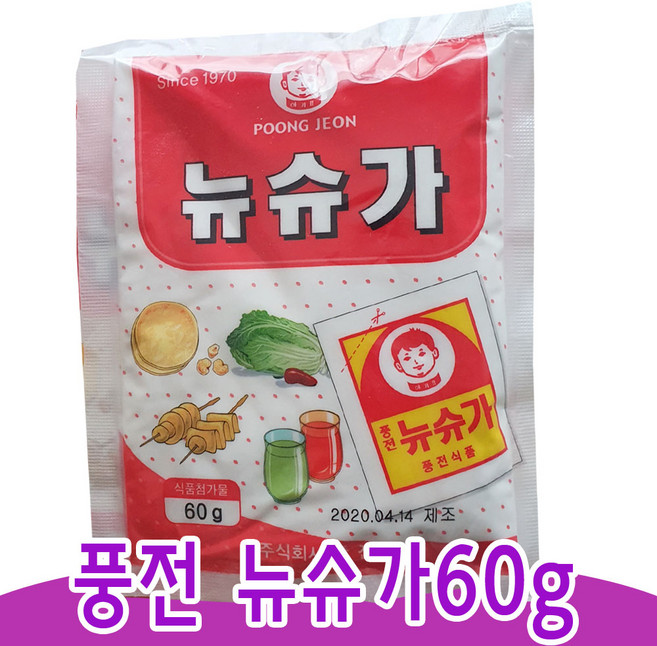 풍전 뉴슈가 60g 1봉지 아가표 풍전식품, 1개