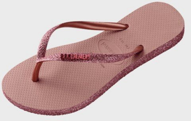 하바이아나스 havaianas 슬림 스파클2 플립플랍 Crocus Rose