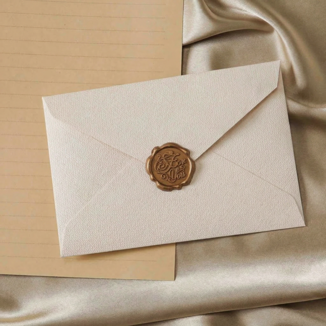 로멀리 고급 편지봉투 3p + 편지지 10p + 스탬프 3p 세트, 1개, 화이트