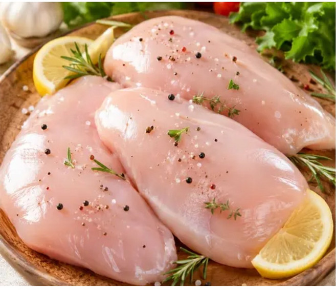 국내산 냉장 닭가슴살 1kg x 2팩 (총 2kg)