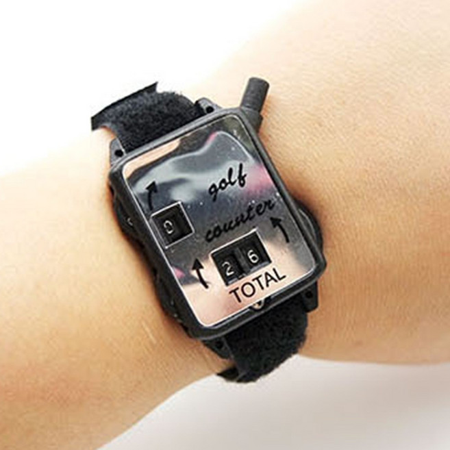 골프 타수기 점수 손목 팔찌 스코어 메탈