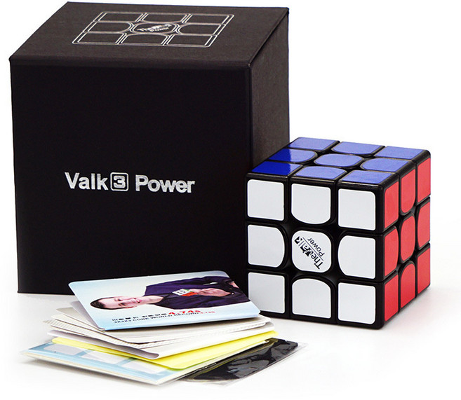 기예 시리즈 valk 시리즈 무결점 맥신 썬더 3단 큐브 섀도우 6단 M 무결점 miniM, Valk3power 블랙, 1개