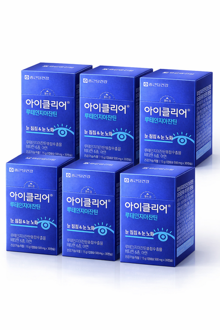 종근당건강 아이클리어 루테인 지아잔틴, 90정, 2세트