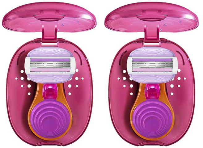 Venus 컴포트글라이드 스냅 여성용 면도기, 2개, 1개입