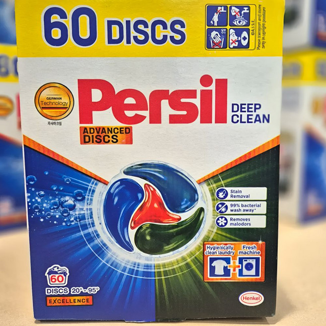 (매장정품) 코스트코 퍼실 디스크 캡슐세제 25g x 60개입(30개x2팩) 캡슐 세제 세탁세제 232173, 60개