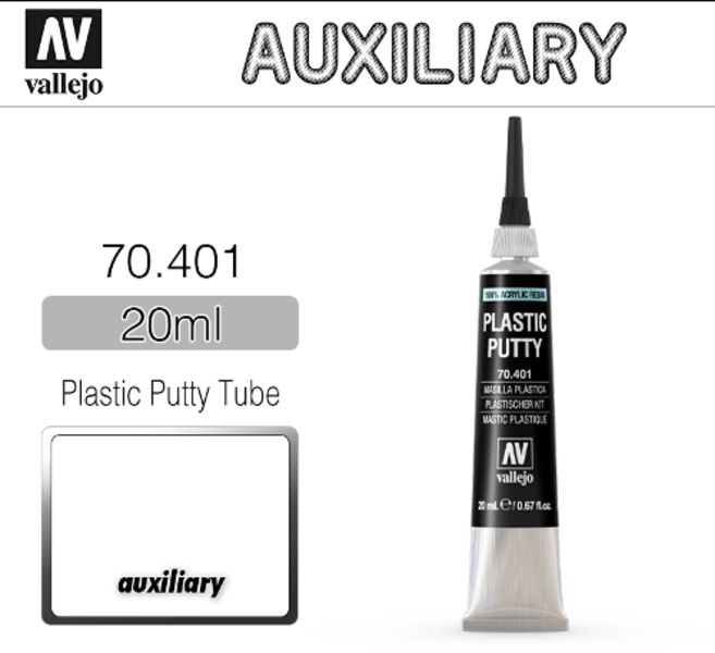 바예호 70401 아크릴도료 플라스틱 퍼티 튜브 20ml, 1개