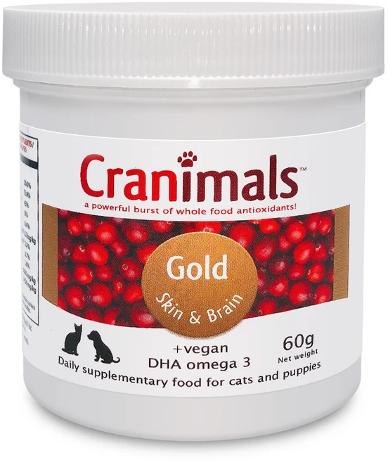 크래니멀스 반려동물 골드 슈퍼푸드 영양제 60g, 2개 - 쿠팡