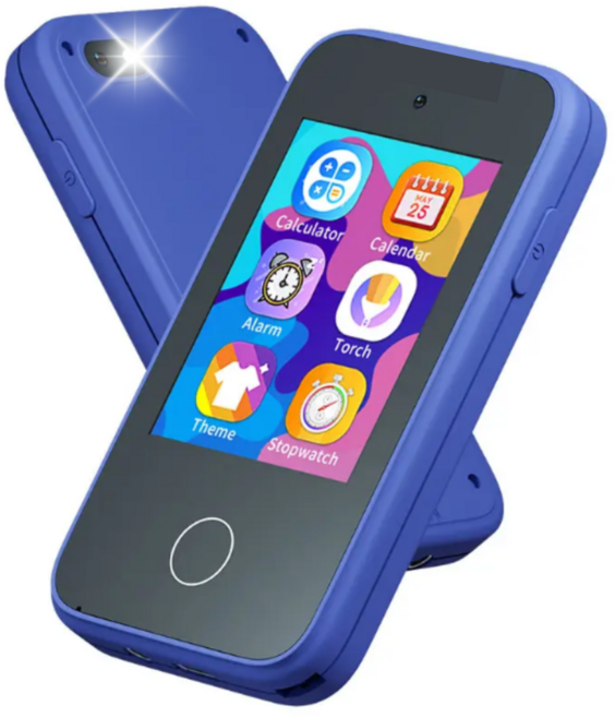 하이라라 셀카폰 어린이 카메라, 세련블루